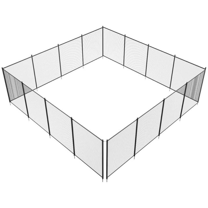 Removable Inground Swimming Pool Safety Fence Durable Mesh