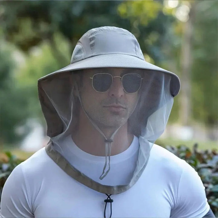 Wide Brim Hat Breathable Sun and Mosquito Protection