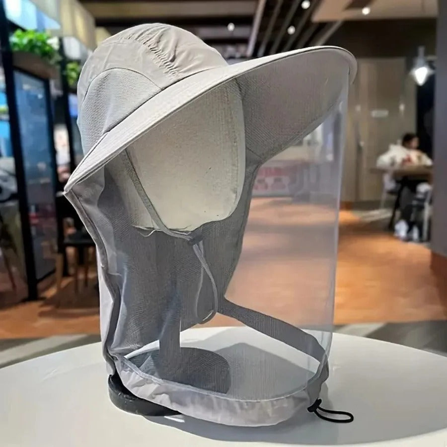 Wide Brim Hat Breathable Sun and Mosquito Protection