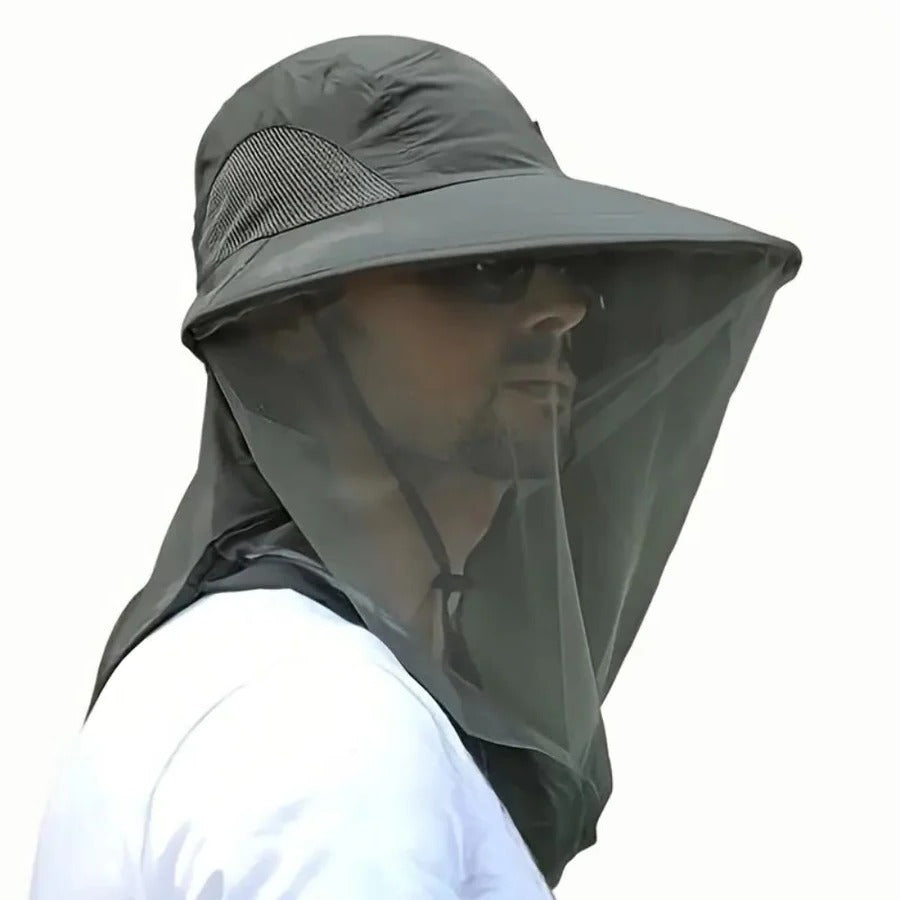 Wide Brim Hat Breathable Sun and Mosquito Protection