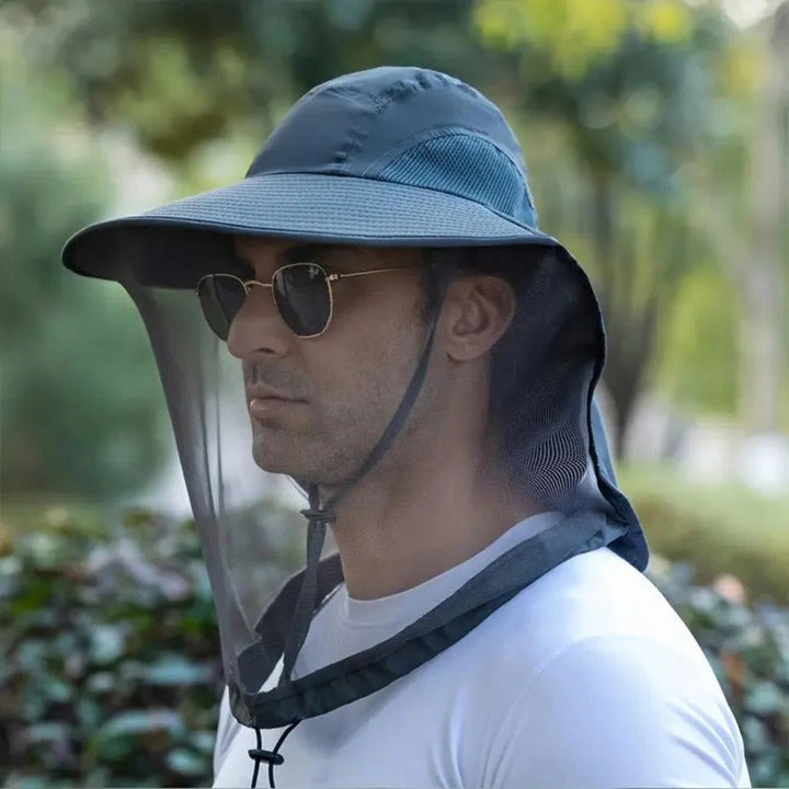 Wide Brim Hat Breathable Sun and Mosquito Protection