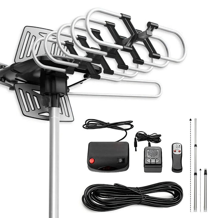 Outdoor TV Antenna HD Motorized Signal Booster