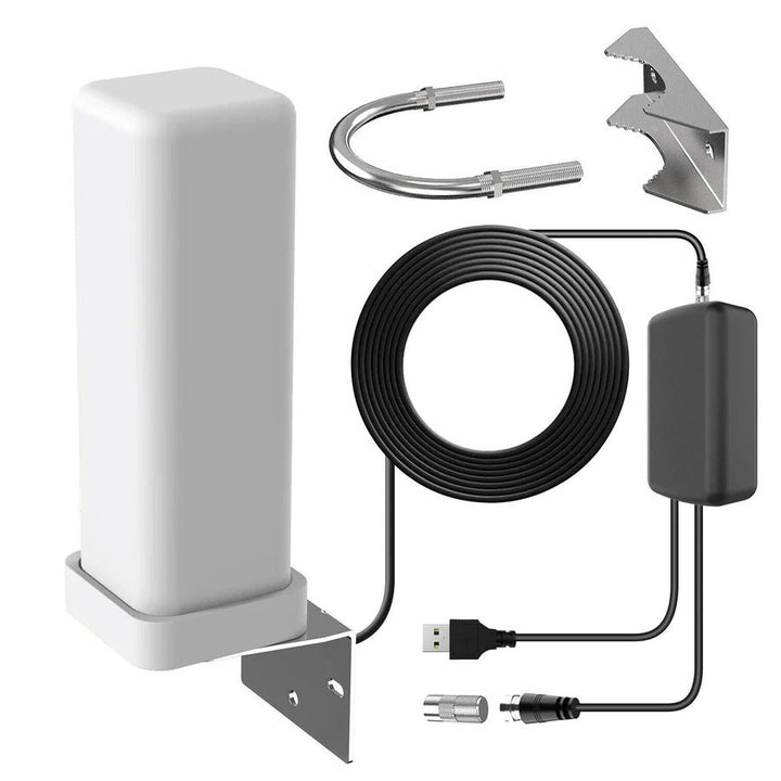 Outdoor Hdtv Antenna Extra Range Signal Reception - Lenila