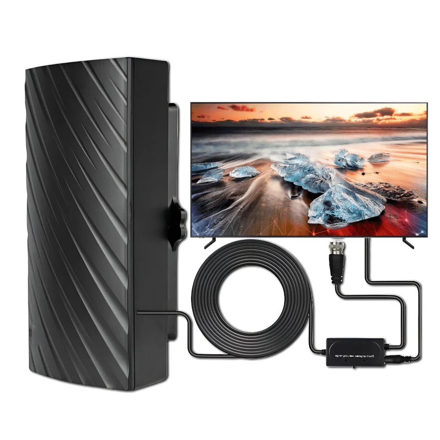 Long Range Hdtv Antenna Indoor Outdoor Reception - Lenila