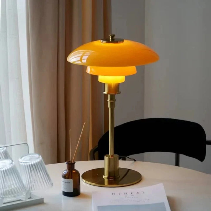 Dimmable Round Table Lamp Modern Design