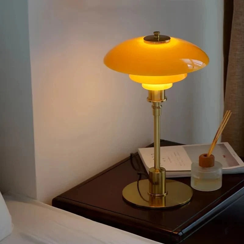 Dimmable Round Table Lamp Modern Design