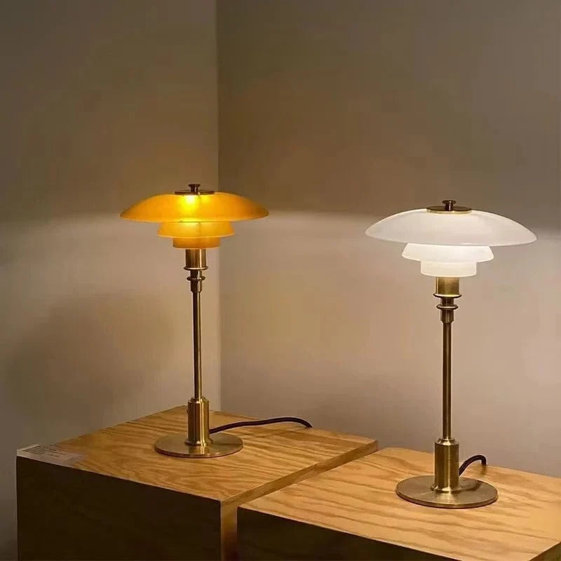 Dimmable Round Table Lamp Modern Design