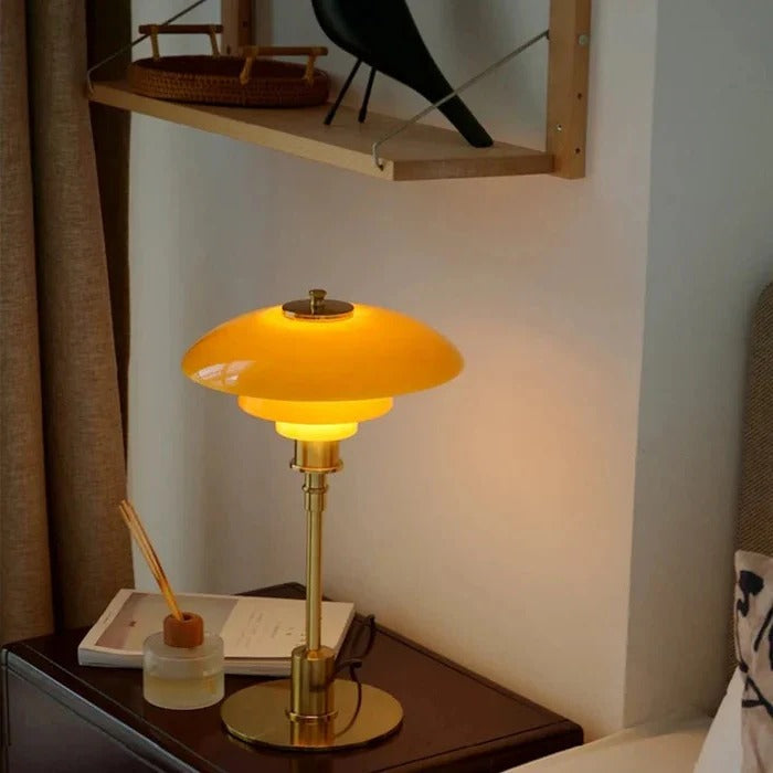 Dimmable Round Table Lamp Modern Design