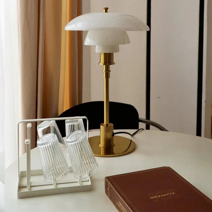 Dimmable Round Table Lamp Modern Design