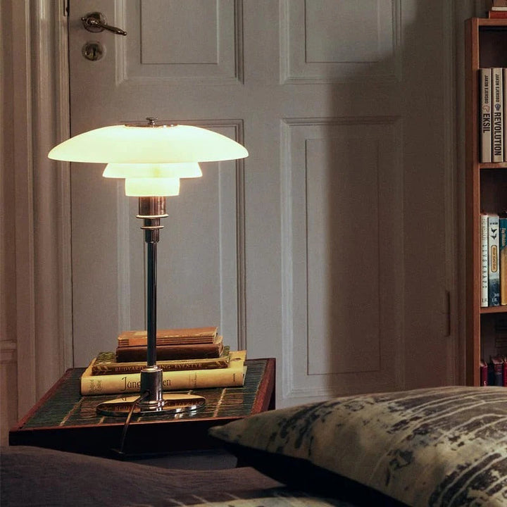 Dimmable Round Table Lamp Modern Design