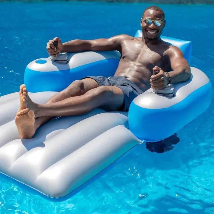 Inflatable Pool Lounger Floating Recliner