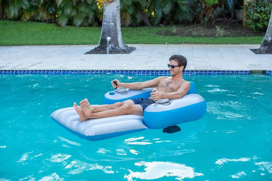 Inflatable Pool Lounger Floating Recliner