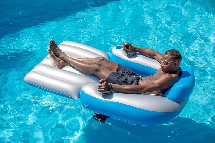 Inflatable Pool Lounger Floating Recliner