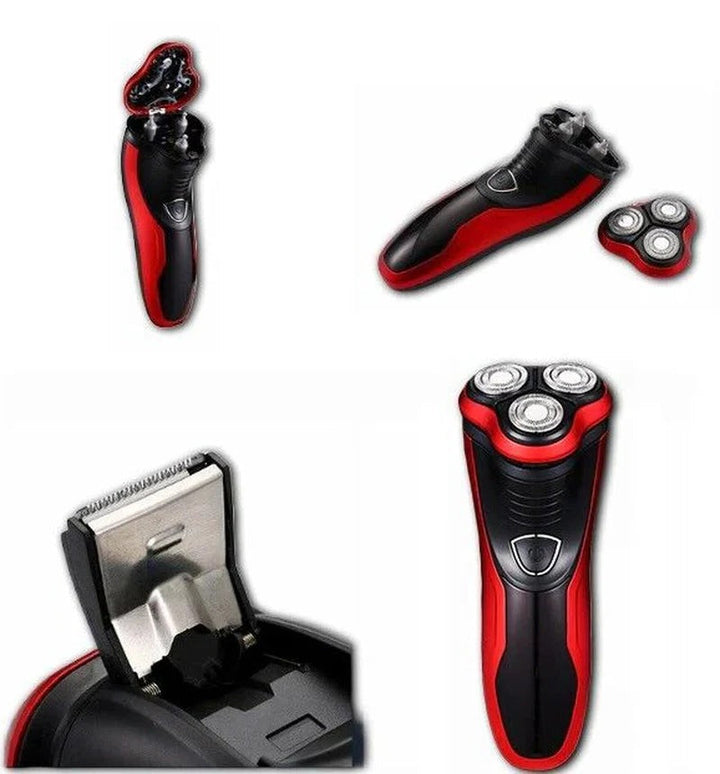 Mens Electric Shaver Rotating Waterproof Design