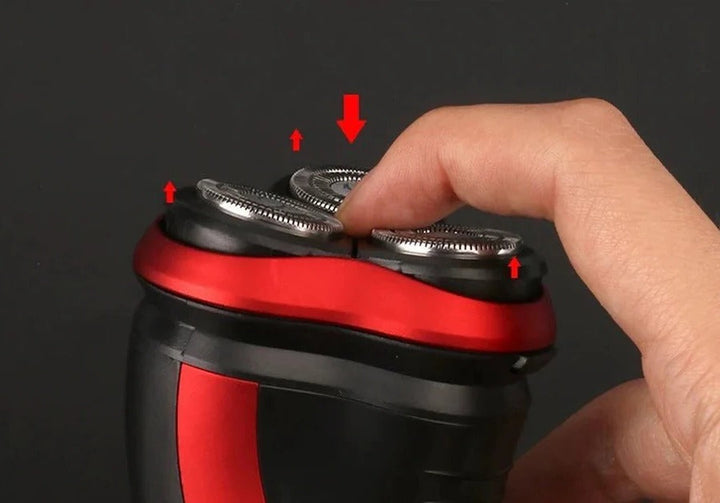 Mens Electric Shaver Rotating Waterproof Design