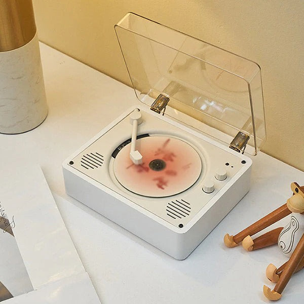 Portable CD Player Compact Retro Style - Lenila