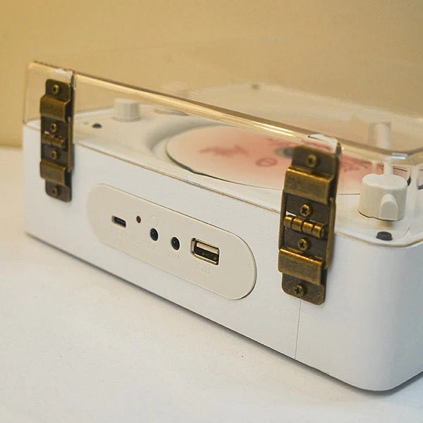 Portable CD Player Compact Retro Style