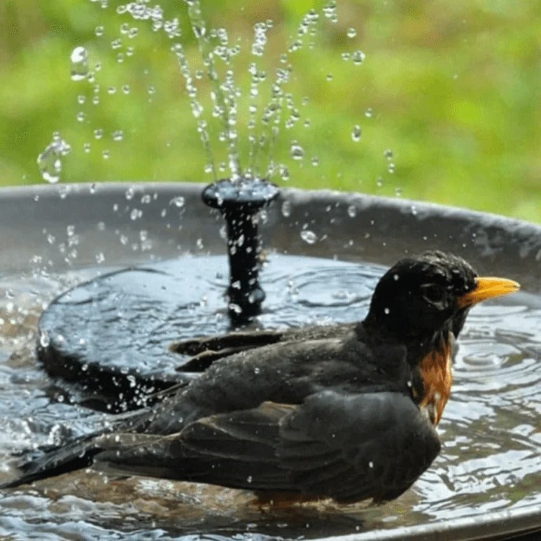 Solar Powered LED Fountain Outdoor Water Feature