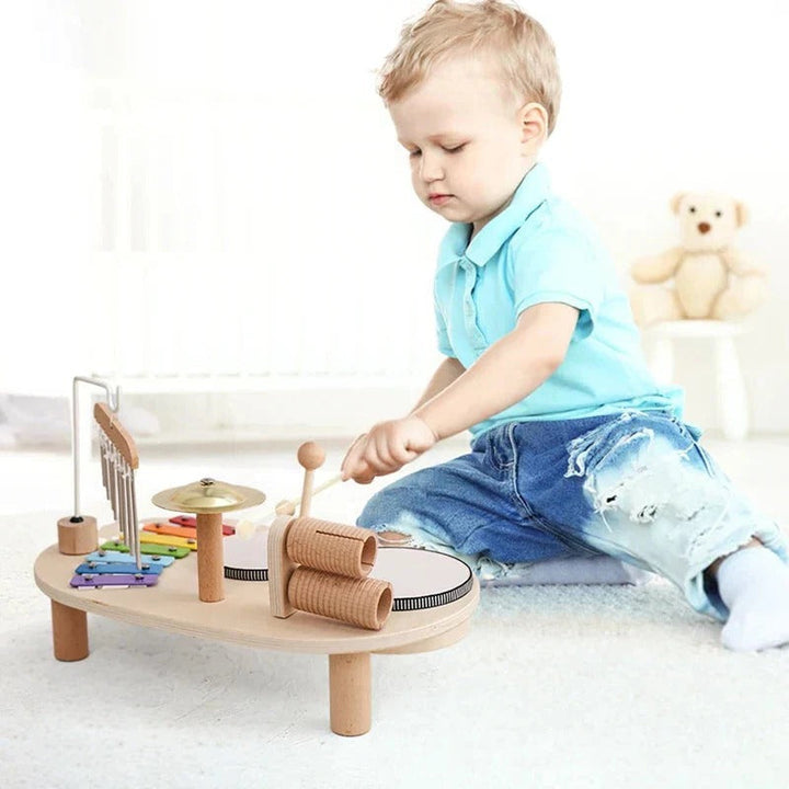 Kids Wooden Music Station Creative Musical Toy