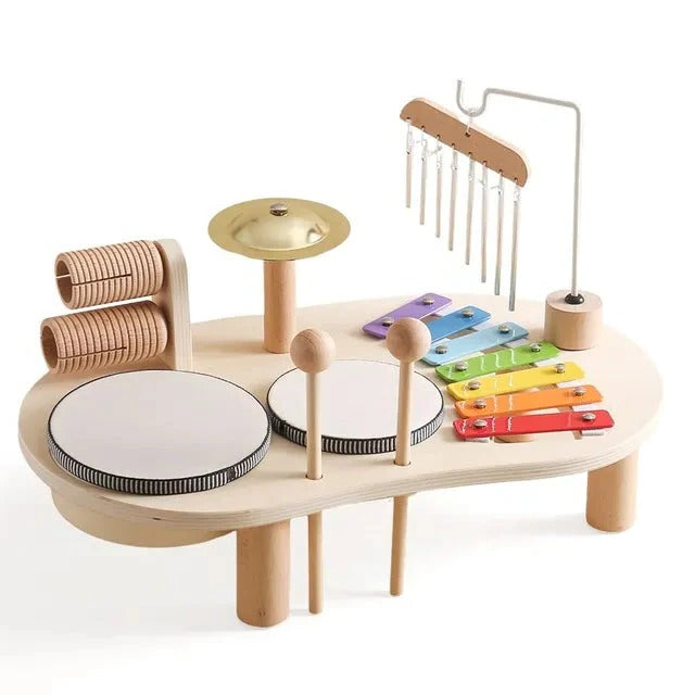 Kids Wooden Music Station Creative Musical Toy