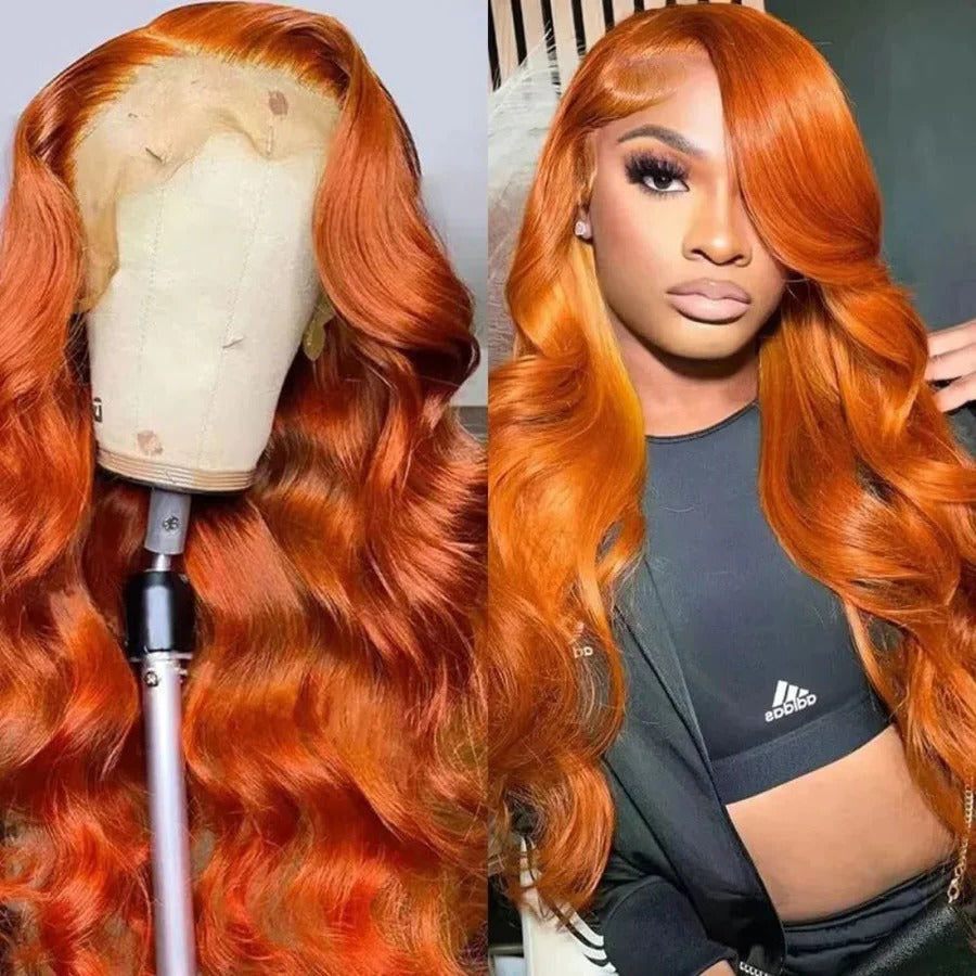Womens Long Wavy Lace Front Wig Synthetic Fiber