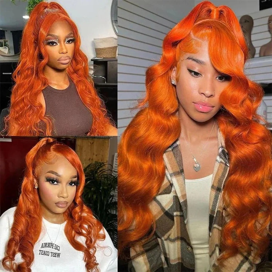 Womens Long Wavy Lace Front Wig Synthetic Fiber