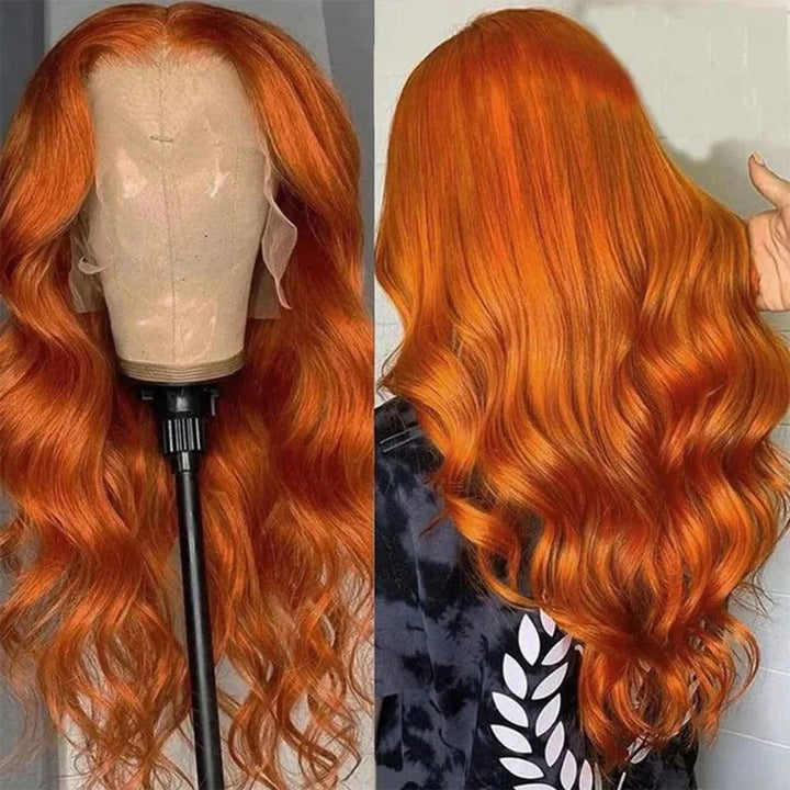 Womens Long Wavy Lace Front Wig Synthetic Fiber