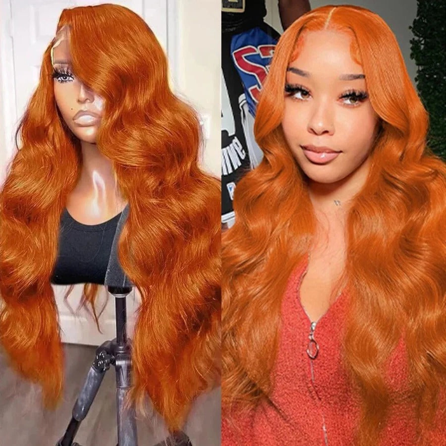 Womens Long Wavy Lace Front Wig Synthetic Fiber