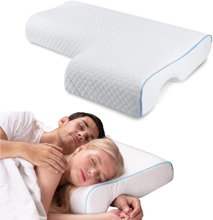 Orthopedic Pillow with Arm Tunnel Support for Comfort