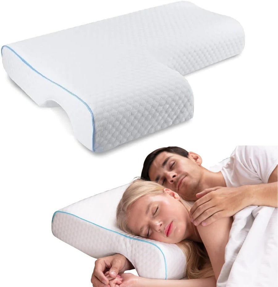 Unisex Orthopedic Pillow with Arm Tunnel Support for Comfort - Lenila