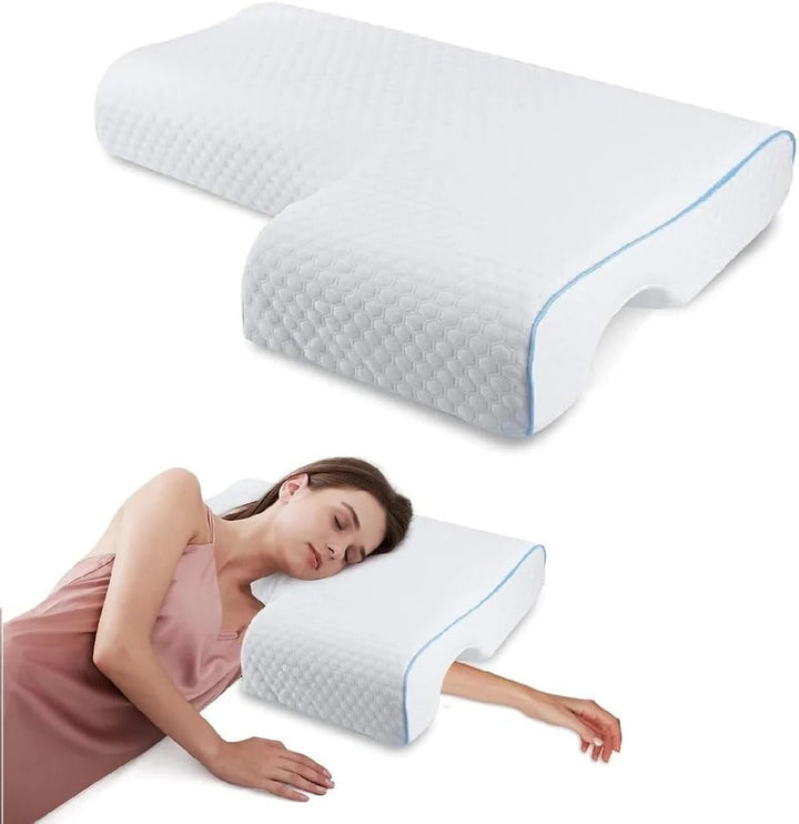 Orthopedic Pillow with Arm Tunnel Support for Comfort