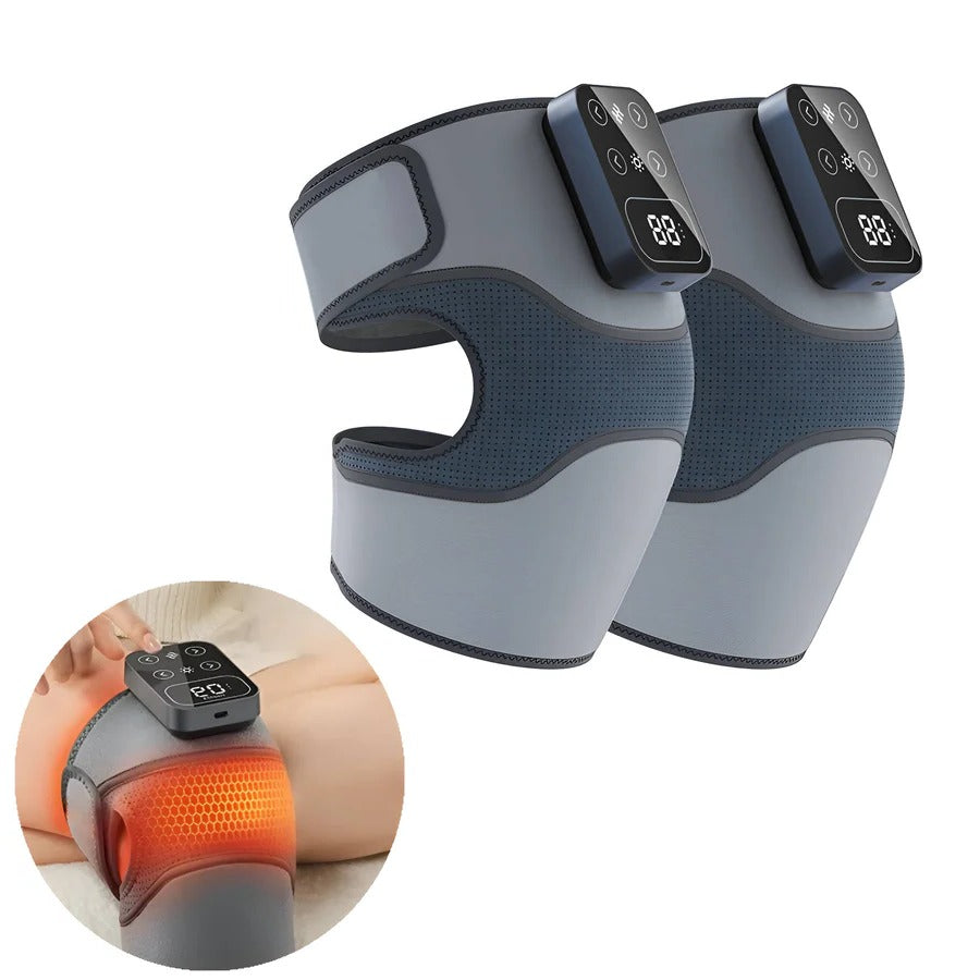 Cordless Knee Massager with Heat and Vibration Therapy - Lenila