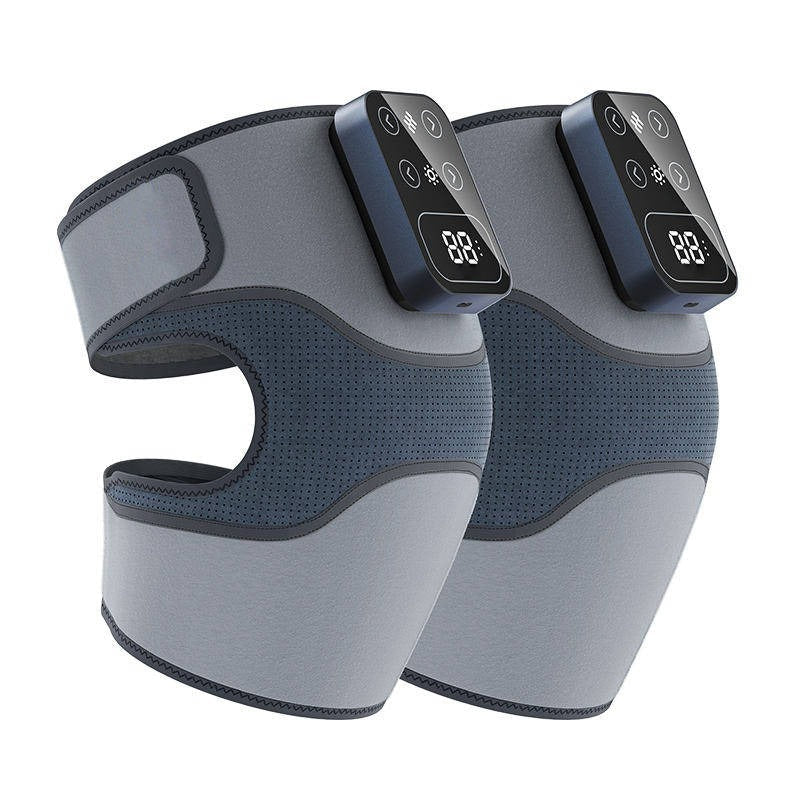Cordless Knee Massager with Heat and Vibration Therapy