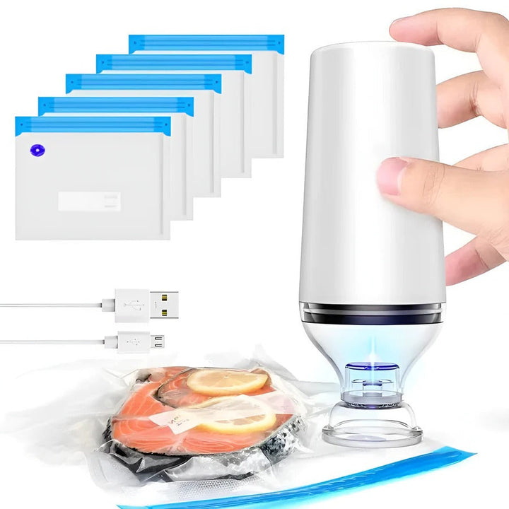 Compact Food Vacuum Sealer Portable Handheld - Lenila