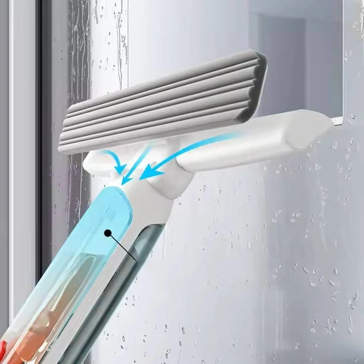 Telescopic Window Cleaner with Long Handle