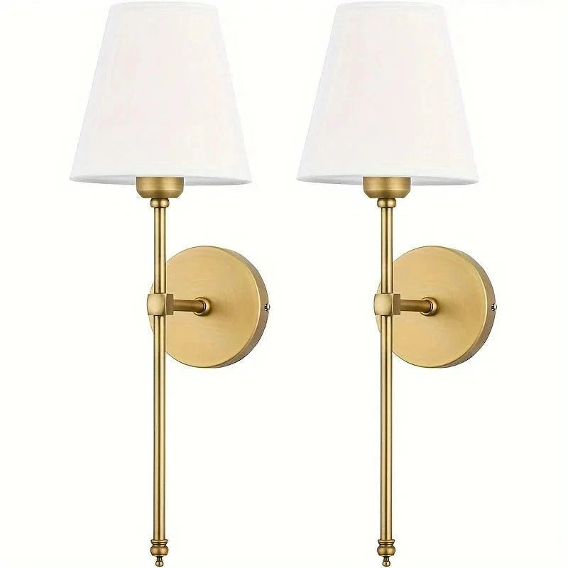 Wireless Wall Lights Set with Battery Operated Feature