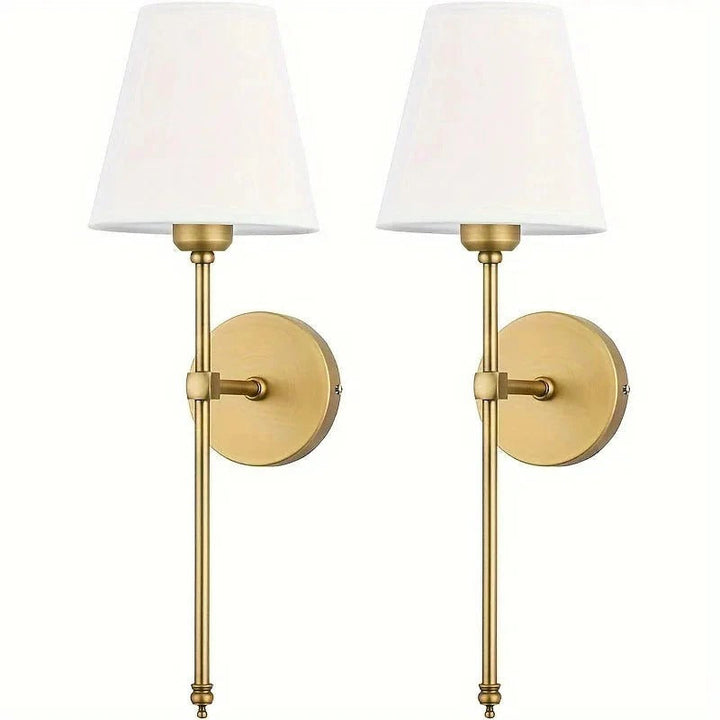 Wireless Wall Lights Set with Battery Operated Feature
