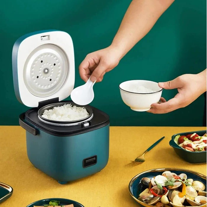 Mini Rice Cooker Non-Stick Pot Compact Capacity