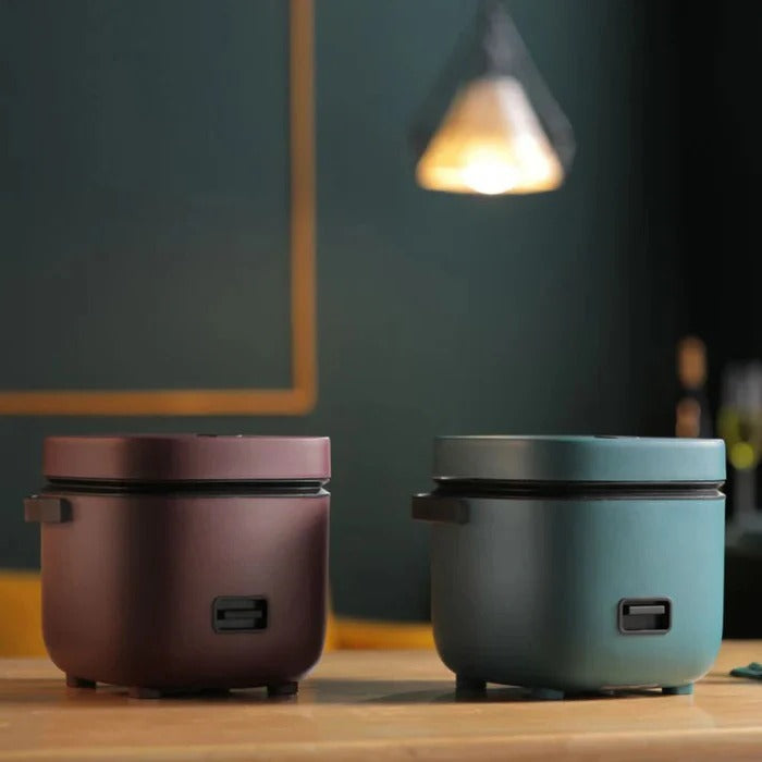 Mini Rice Cooker Non-Stick Pot Compact Capacity