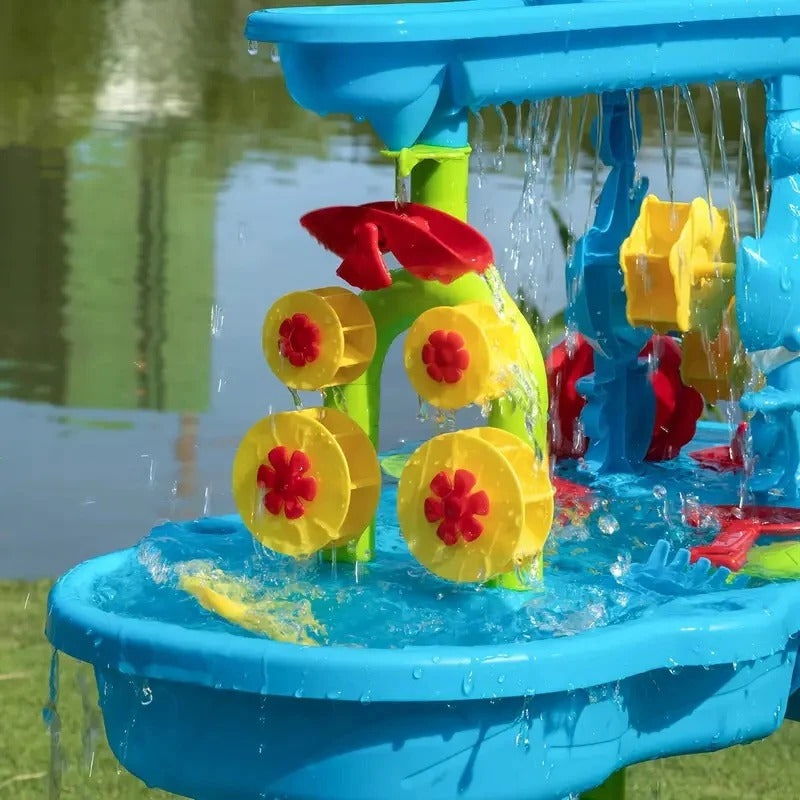 Kids Outdoor Sand and Water Play Table Plastic Durable