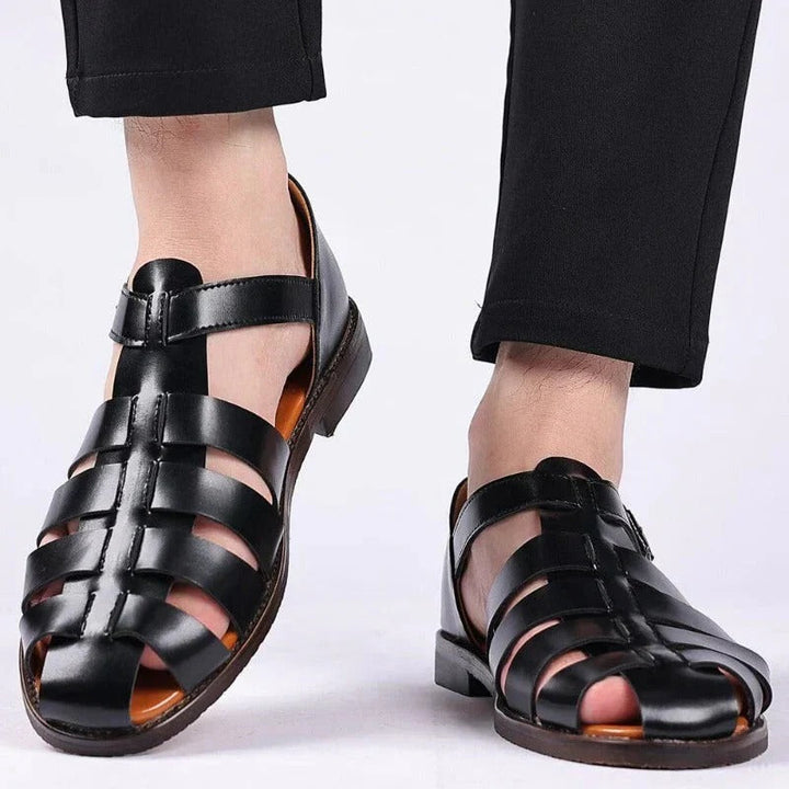 Mens Sandals Adjustable Strap Comfortable Fit