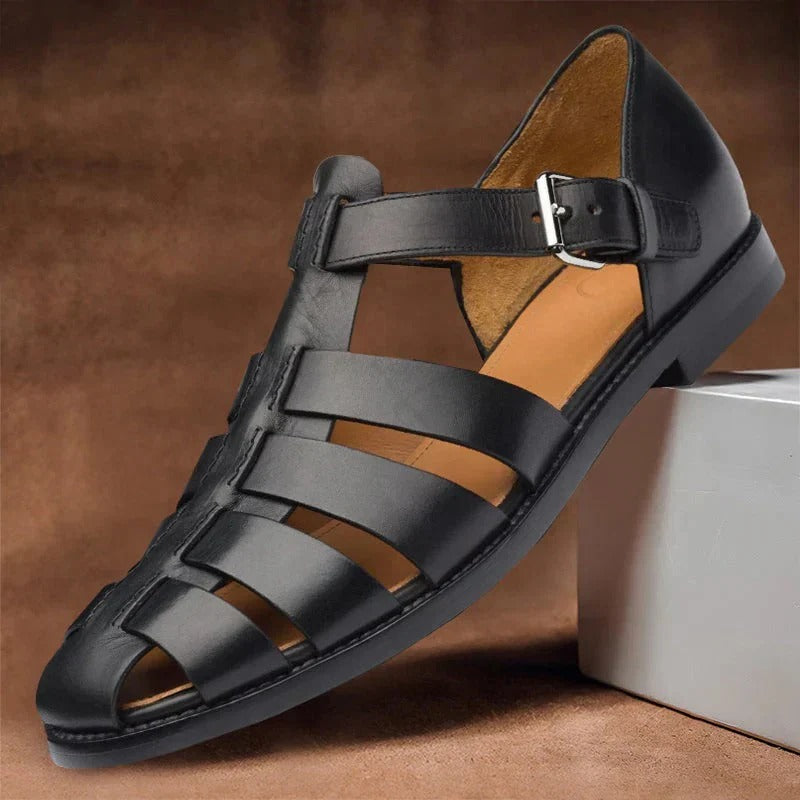 Mens Sandals Adjustable Strap Comfortable Fit
