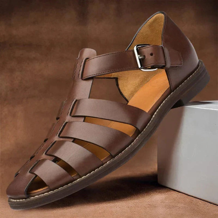 Mens Sandals Adjustable Strap Comfortable Fit