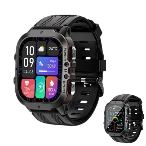 Waterproof Smartwatch with Fitness Tracking Bluetooth