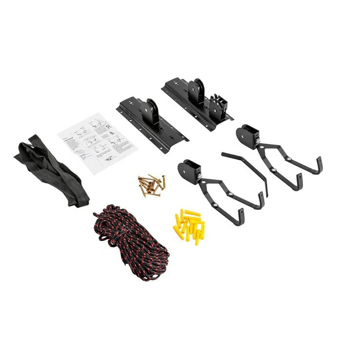 Ceiling Mounted Bike Hoist Pulley System