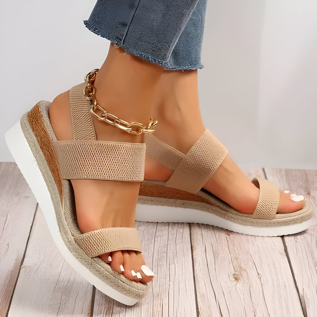 Womens Comfort Sandals Lightweight Breathable Adjustable Strap - Lenila