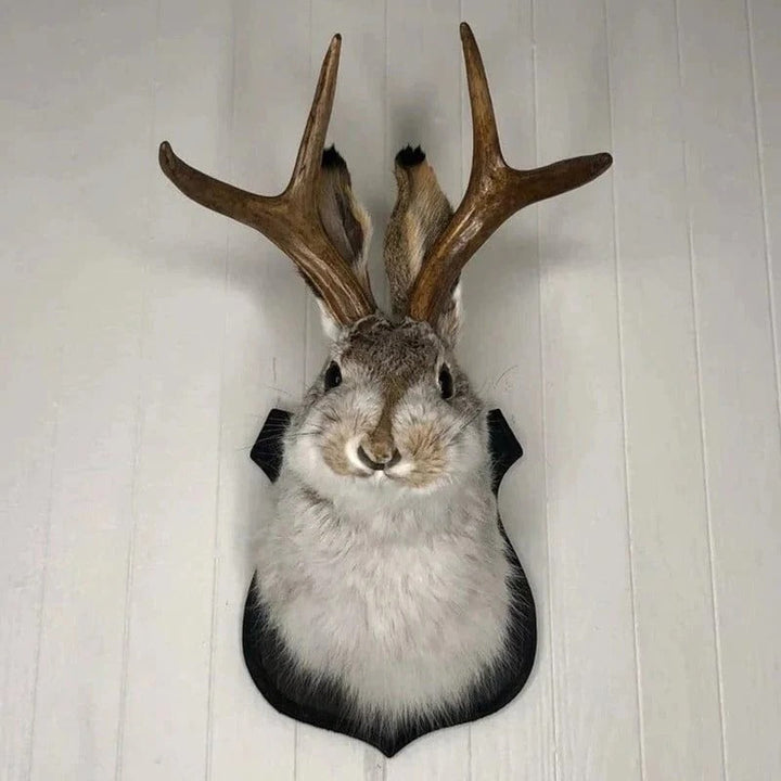Wall Decor Jackalope Figurine Decorative Sculpture - Lenila