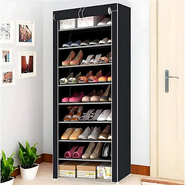 Space-Saving Shoe Rack Organizer Compact Design - Lenila