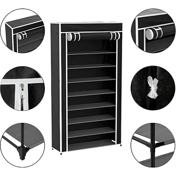 Space-Saving Shoe Rack Organizer Compact Design