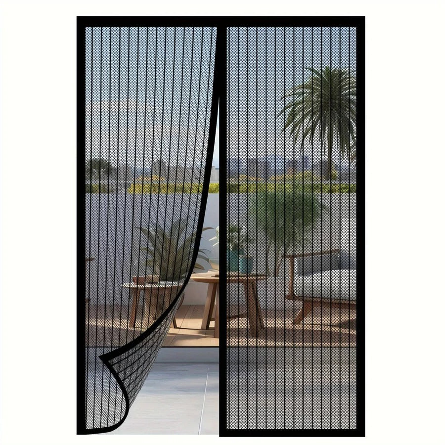 Adjustable Magnetic Screen Door Insect Protection Mesh - Lenila